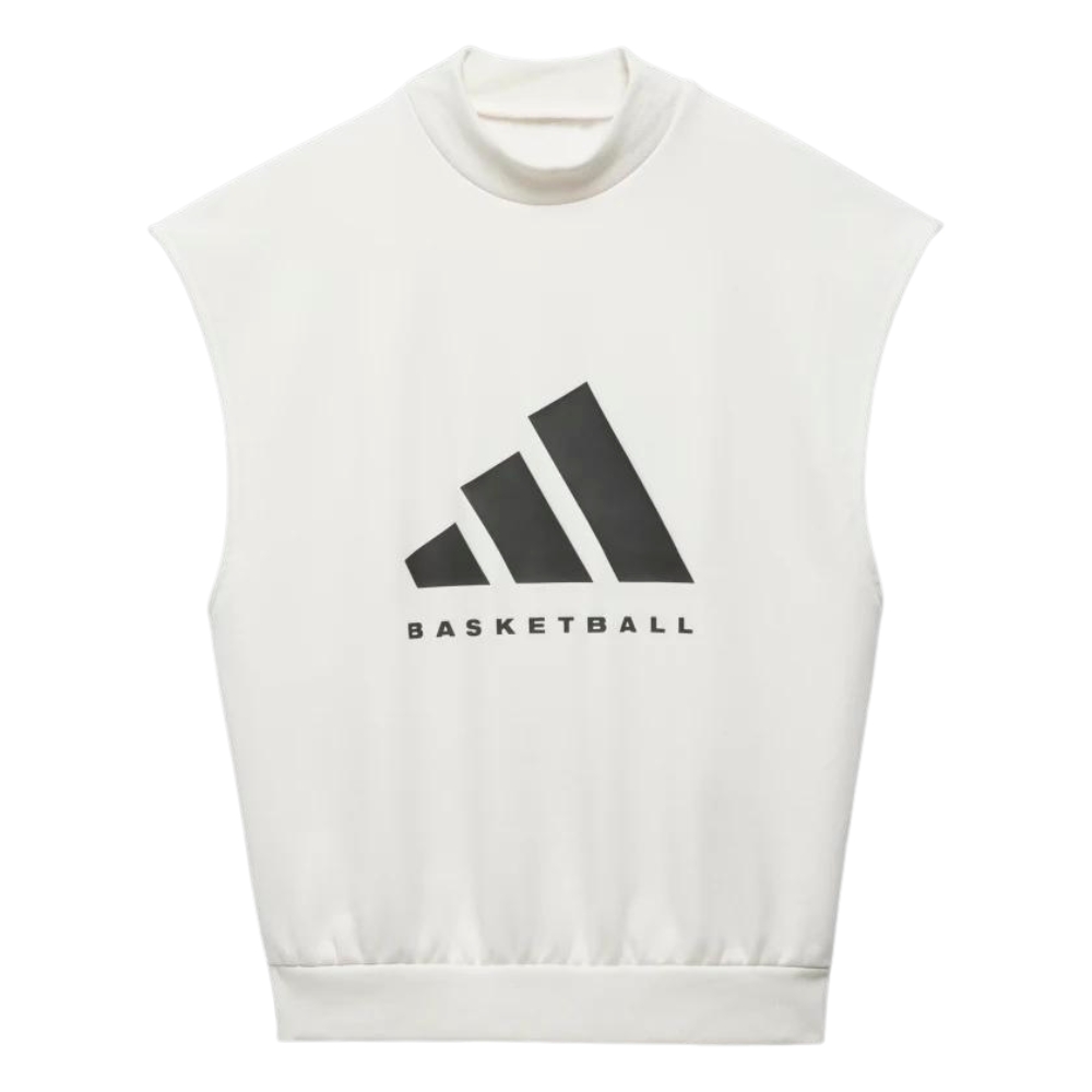 Adidas Basketball Sleeveless Tee – Cloud White
