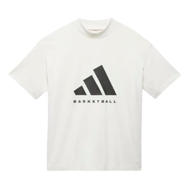 Adidas Basketball Tee – Cloud White