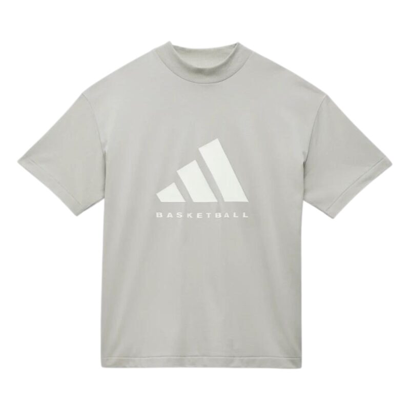 Adidas Basketball Tee – Metal Grey