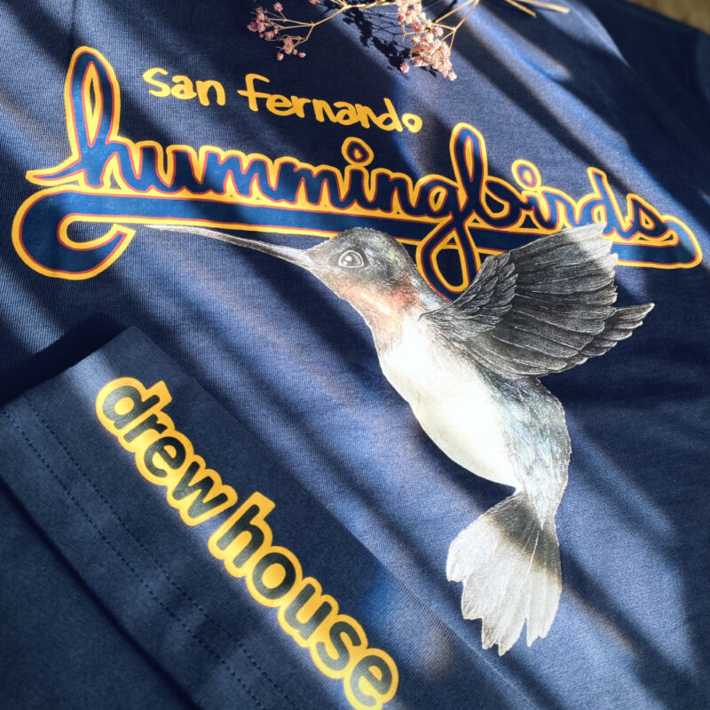 Drew House Hummingbirds ss Tee – Navy