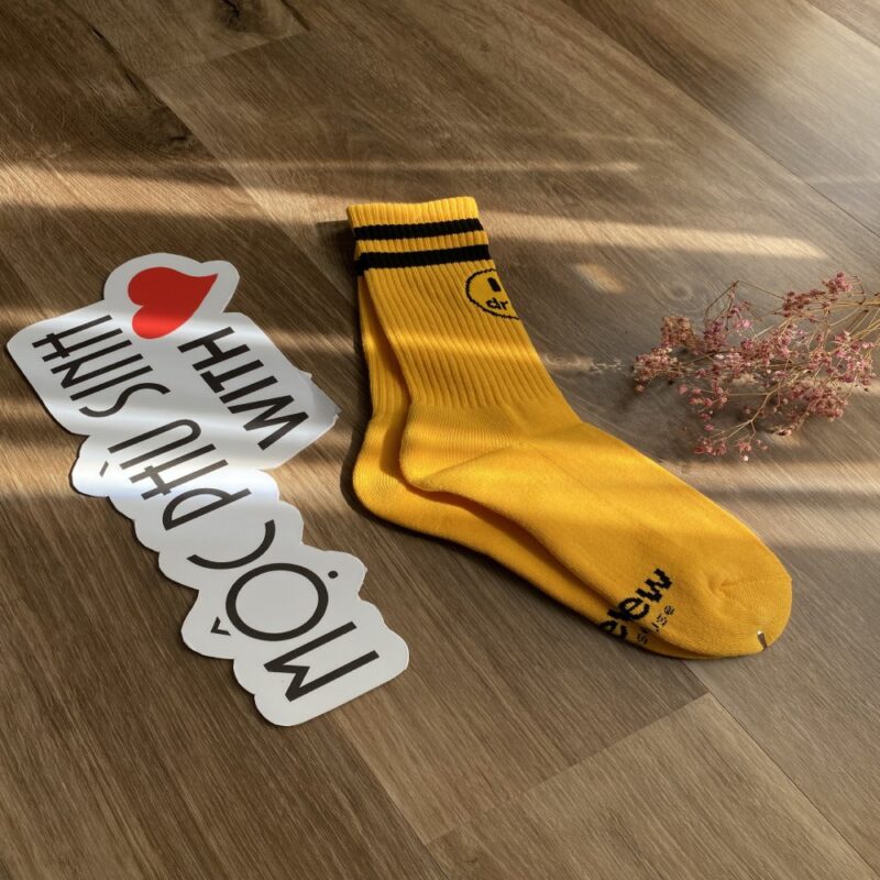 Drew House Mascot Socks – Golden Yellow
