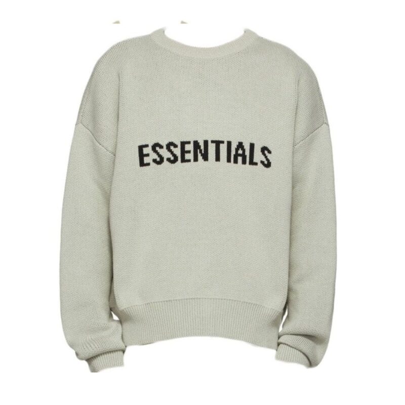 Fear of God Essentials Knit Sweater – Concrete