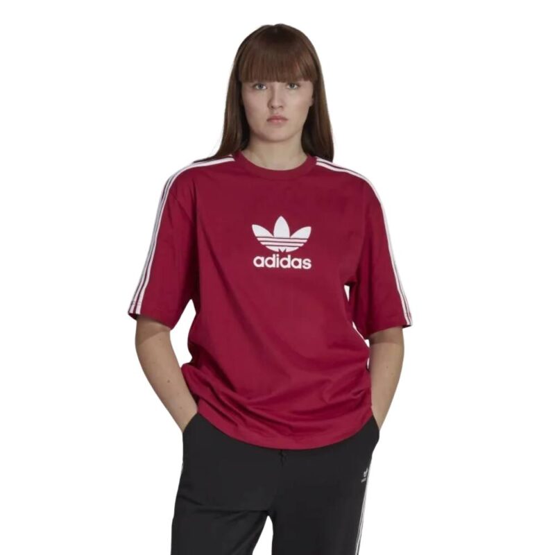 Adidas Adicolor Trefoil Tee - Legacy Burgundy