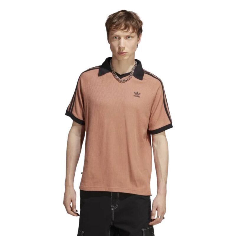 Adicolor Classics Waffle Polo Shirt - Clay Strata