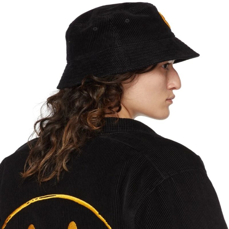 Drew House Exclusive Black Painted Mascot Bucket Hat – Black