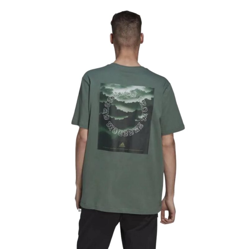 Adidas Nature Graphic Tee - Green Oxide