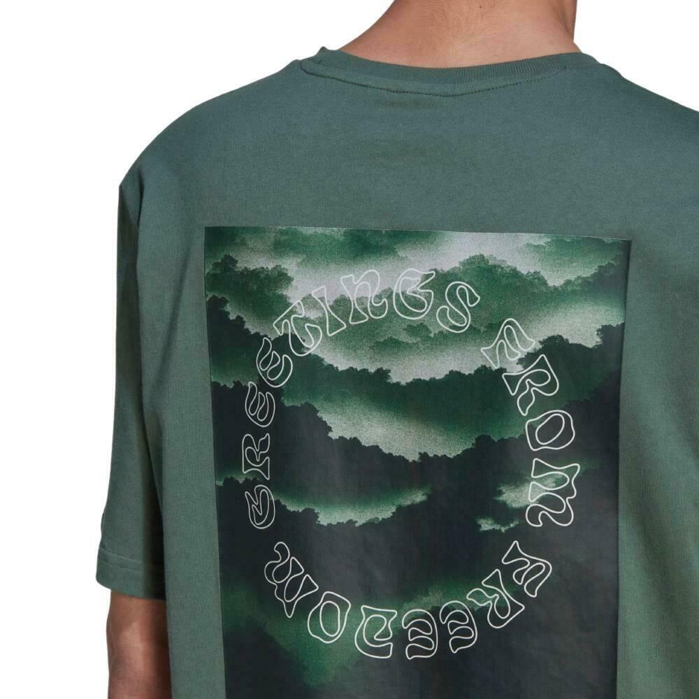Adidas Nature Graphic Tee - Green Oxide