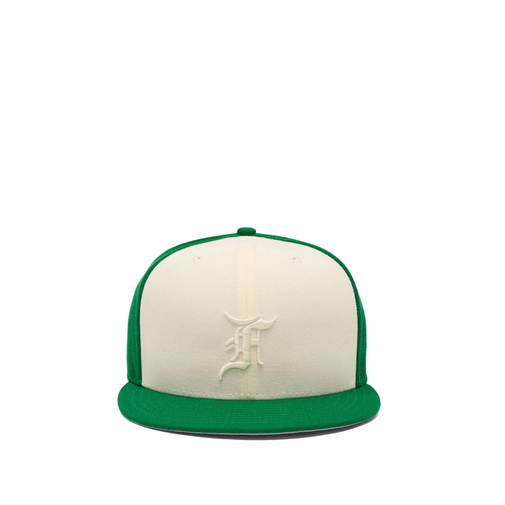 Mũ Fear Of God Essentials New Era 59Fifty Fitted Hat Green_White