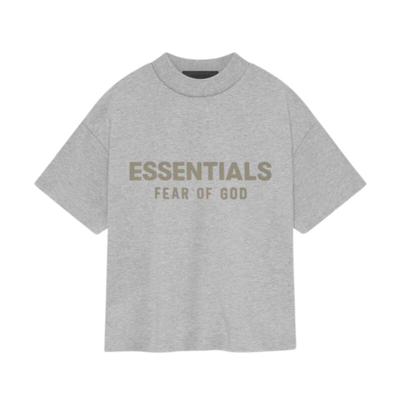 Fear of God Essentials Kids Light Heather Grey Tee