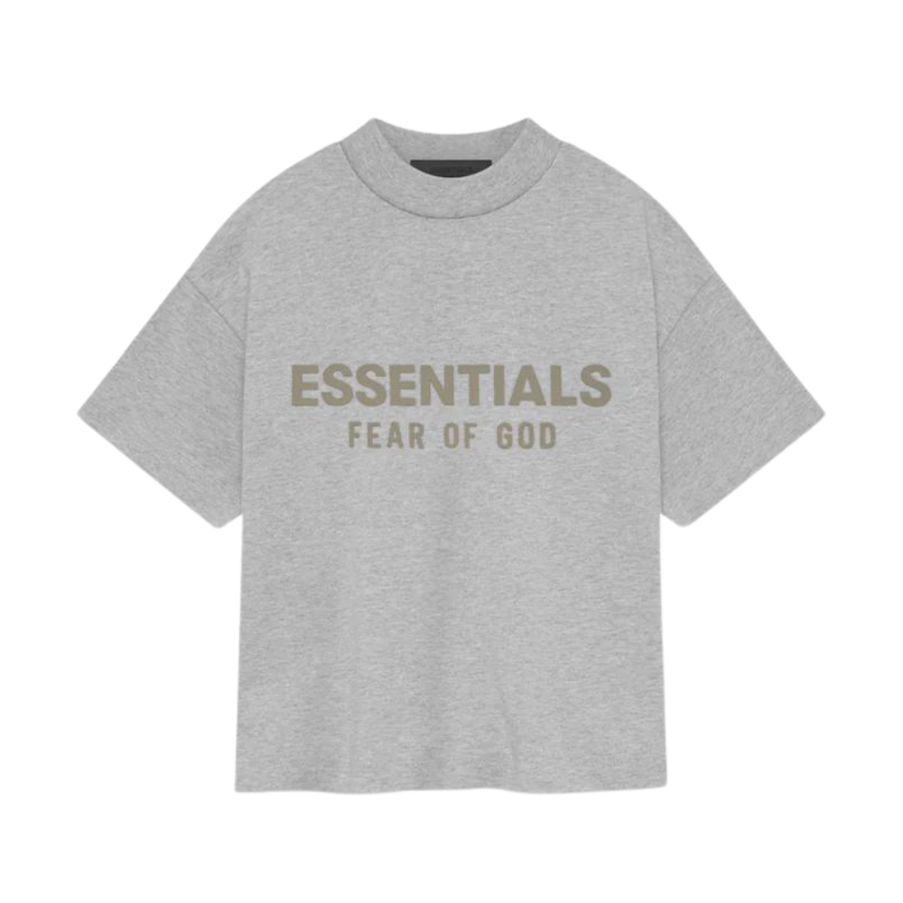 Fear of God Essentials Kids Light Heather Grey Tee