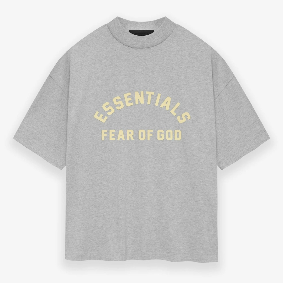 Fear Of God Essentials Heavy Crewneck Tee Light Heather Grey