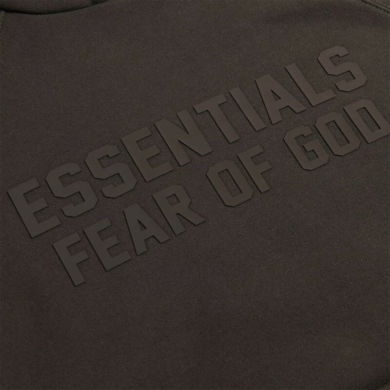 Fear Of God Essentials Hoodie Off Black (SS23) (3)