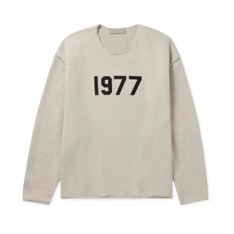 Fear of God Essentials 1977 Raw Edge Sweater Wheat