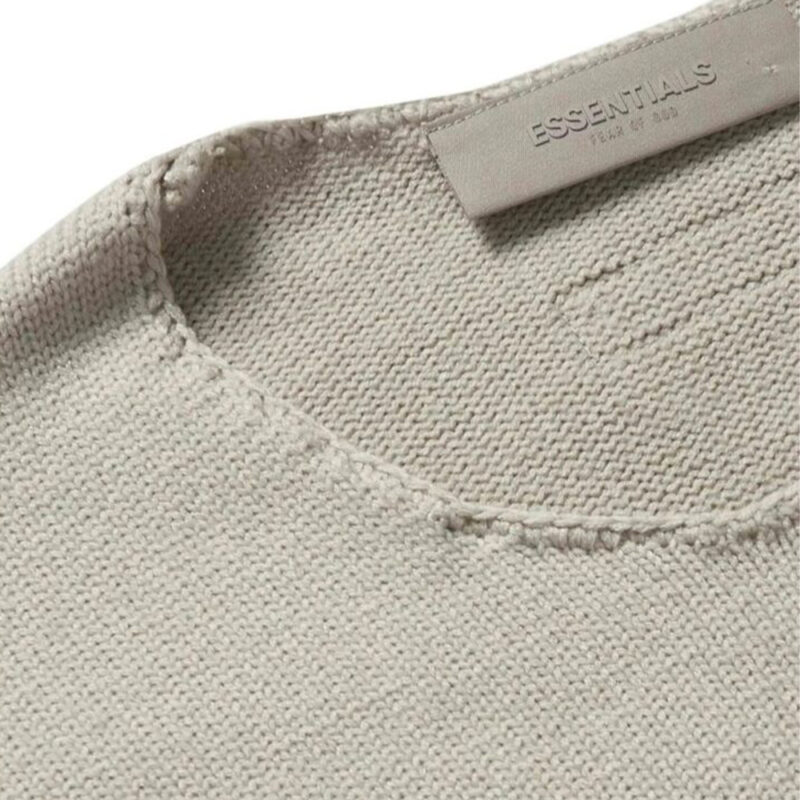 Fear of God Essentials 1977 Raw Edge Sweater Wheat (2)