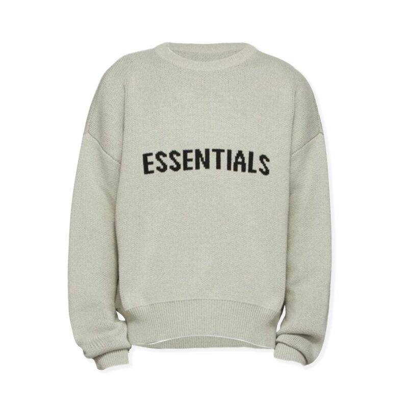 Fear of God Essentials Kid Knit Sweater Concrete