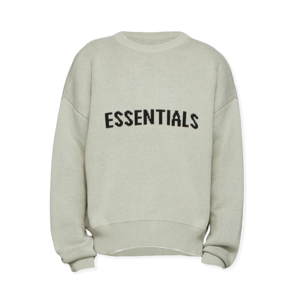 Fear of God Essentials Kid Knit Sweater Concrete