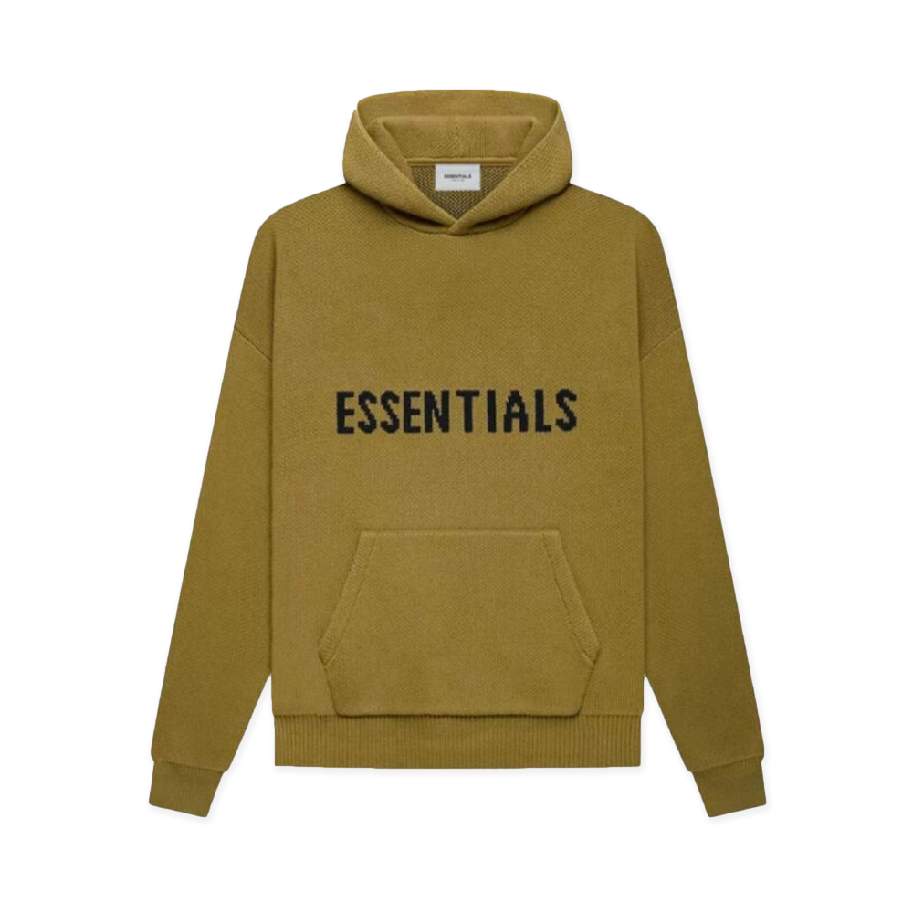 Fear of God Essentials Knit Hoodie – Amber