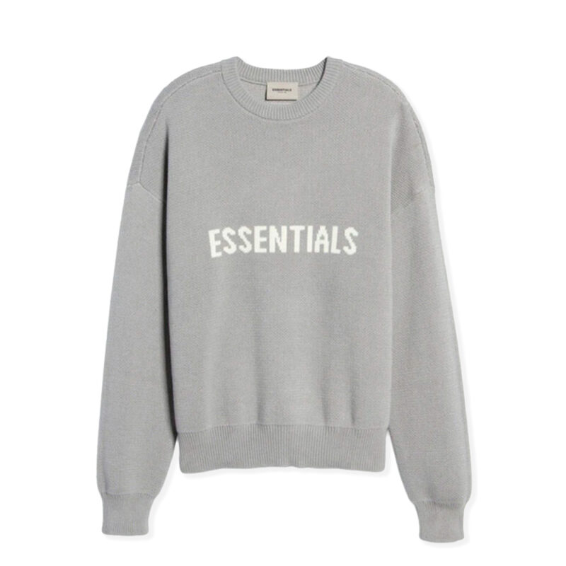 Fear of God Essentials Knit Sweater – Cement