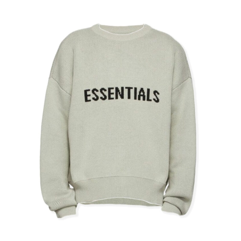 Fear of God Essentials Knit Sweater – Concrete