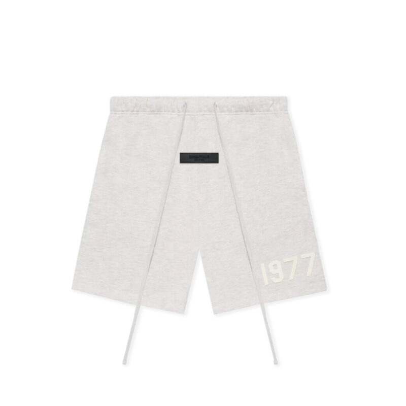 FEAR OF GOD ESSENTIALS 1977 SHORTS LIGHT OATMEAL