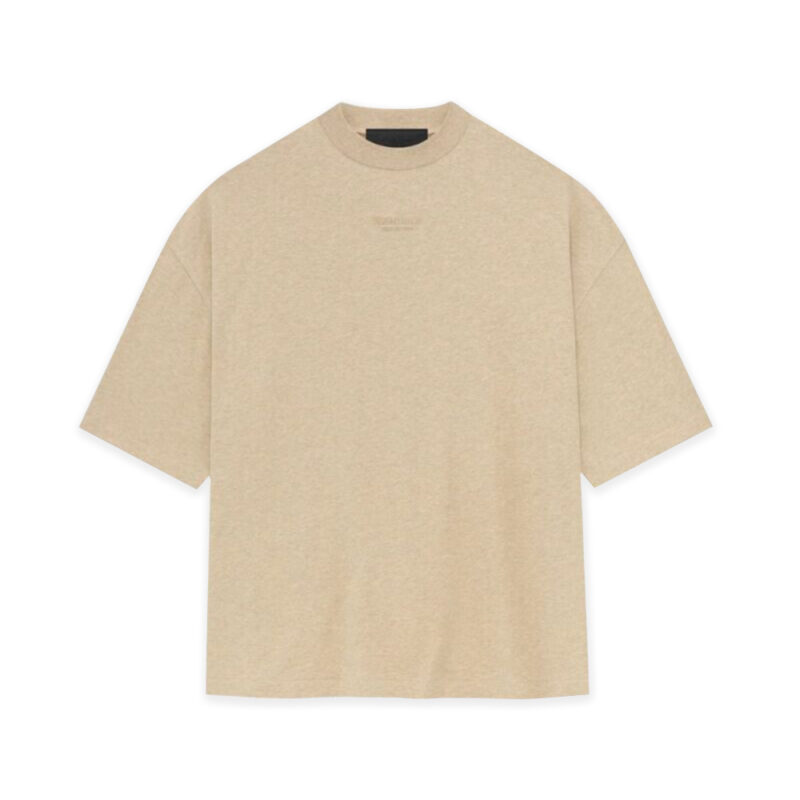 FEAR OF GOD ESSENTIALS TEE GOLD HEATHER