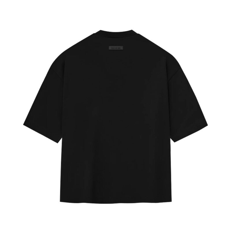 FEAR OF GOD ESSENTIALS TEE JET BLACK FALL23 (2)