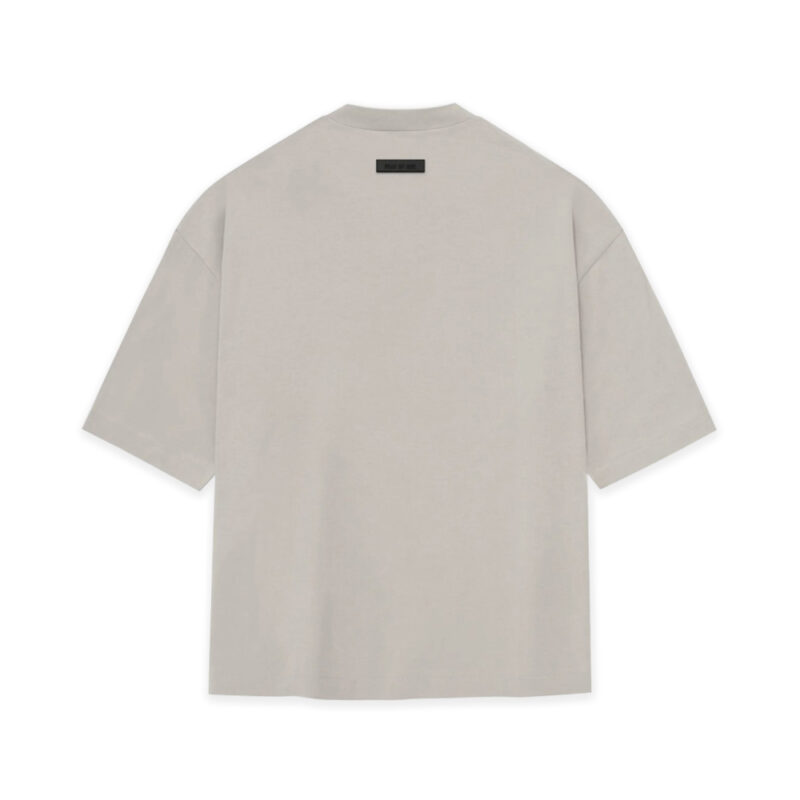 FEAR OF GOD ESSENTIALS TEE SILVER CLOUD (2)