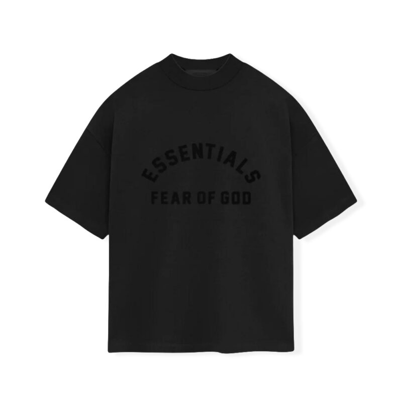 Fear Of God Essentials Heavy Crewneck Tee Jet Black