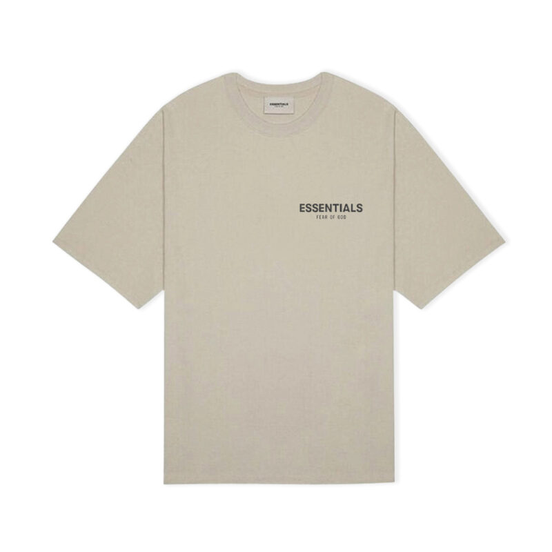 Fear of God Essentials Logo T-Shirt – Tan