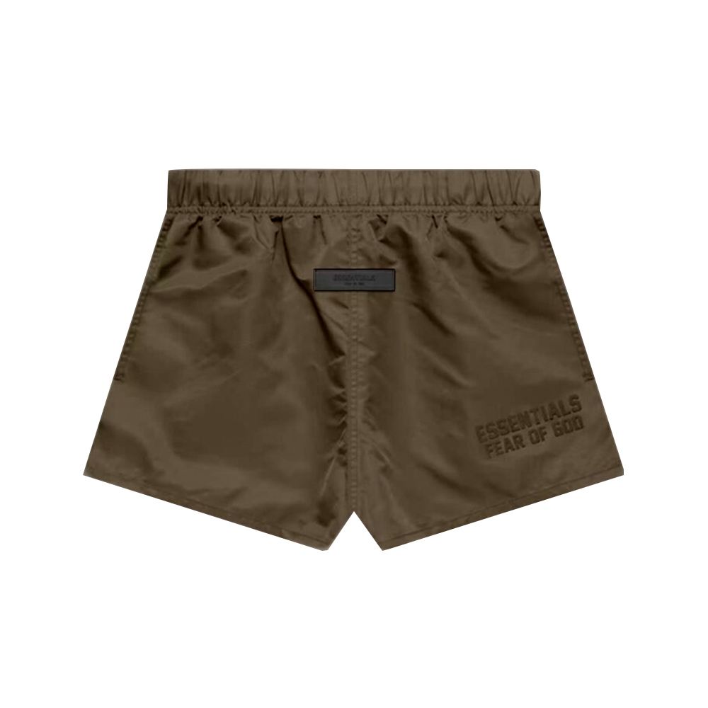 Fear of God Essentials Nylon Shorts – Wood